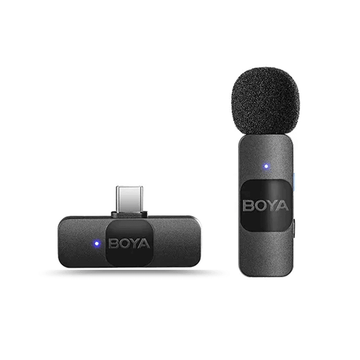 🎤BOYA BY-V10 Wireless Microphone – Noise Cancellation, Perfect for Vlogs & Live Streams!🎥