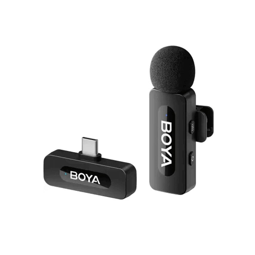 🎤BOYA BY-V10 Wireless Microphone –  Noise Cancellation, Perfect for Vlogs & Live Streams!🎥