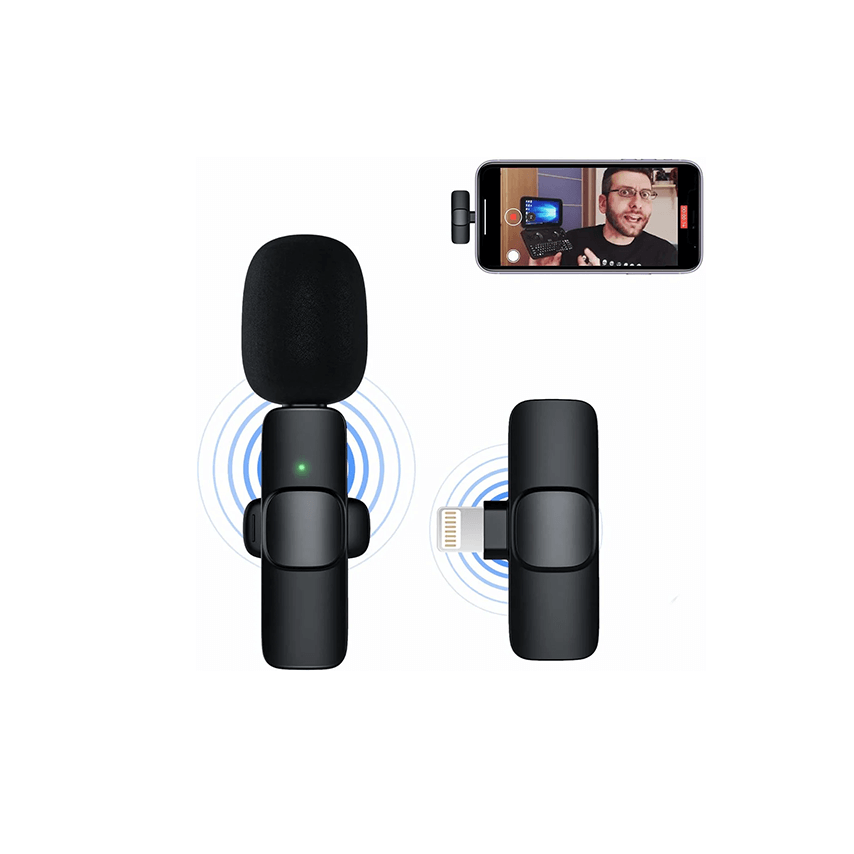 🎤 K9 Wireless Microphone – Noise Reduction, Plug & Play, 360° Audio! 🔥